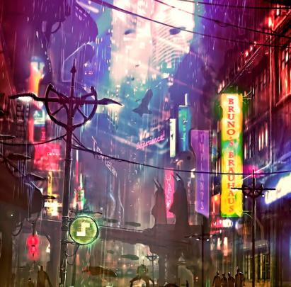 10+ Neon City Wallpaper 4K 1920X1080 Background