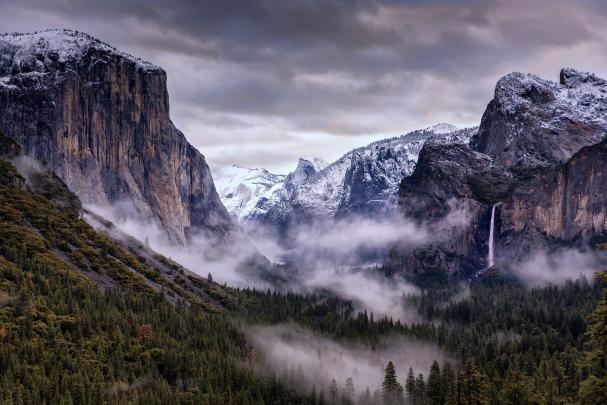 usa, California, Yosemite, Landscapes, Clouds, Nature, Mountains 