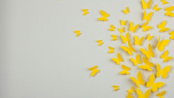 Cute Aesthetic Minimalist Pastel Yellow Wallpaper For Laptop - Lookalike