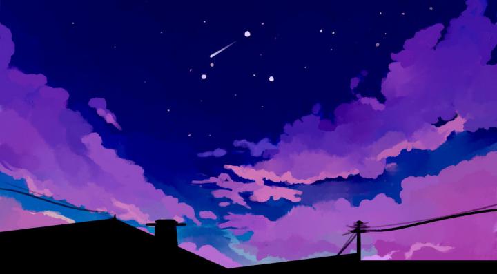 Purple Aesthetic Wallpaper Desktop - 1280x708 - Download HD Wallpaper 