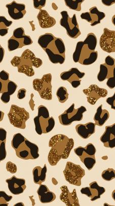 Glitter Cheetah Print Background - 736x1308 - Download HD Wallpaper 