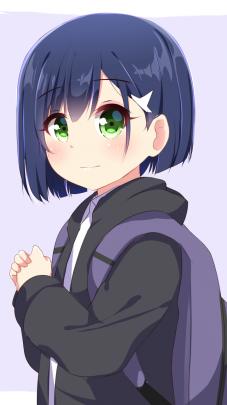 Download 720x1280 wallpaper cute, green eyes, ichigo, darling in the 