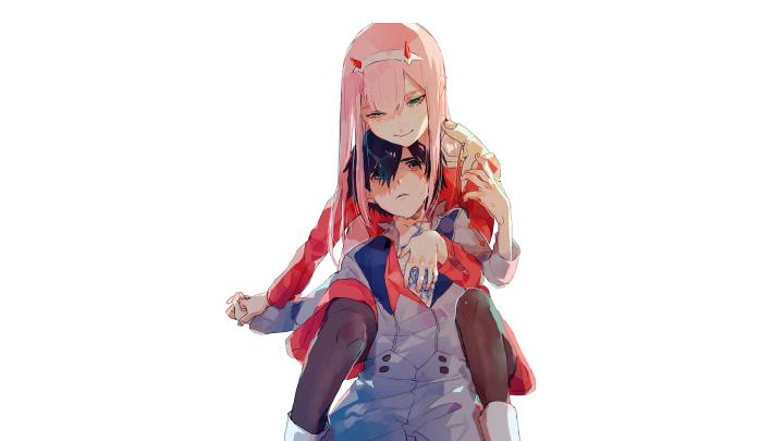 Zero Two Y Hiro 1920X1080 \/ Wallpaper : anime, Darling in the FranXX 