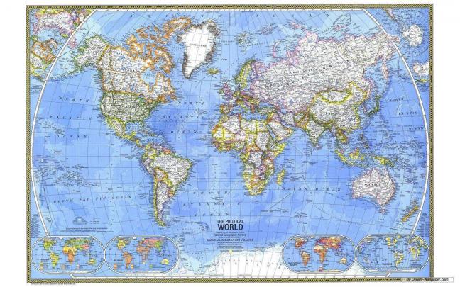 World Map Desktop Wallpapers