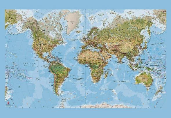 World Map Desktop Wallpaper HD -