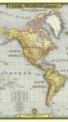World Map Desktop Wallpaper \u00b7\u2460 