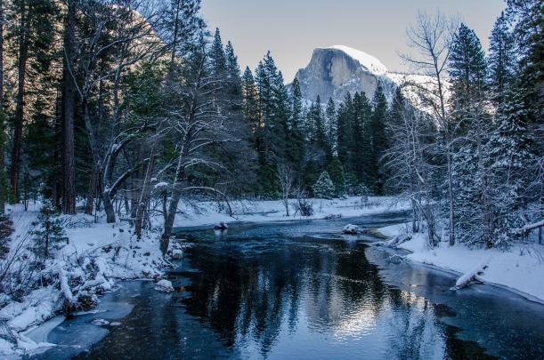 Yosemite National Park Winter Scenery Wallpapers