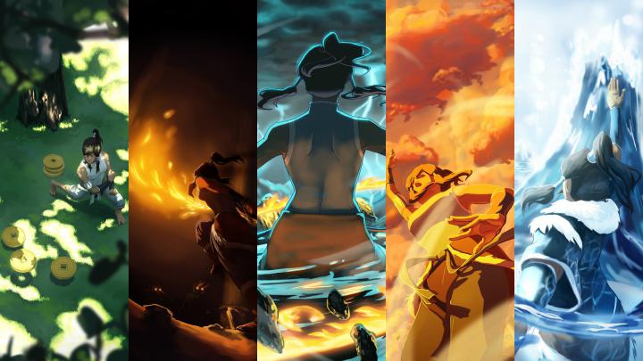 avatar, The, Last, Airbender, Panels, Collage Wallpapers HD \/ Desktop 