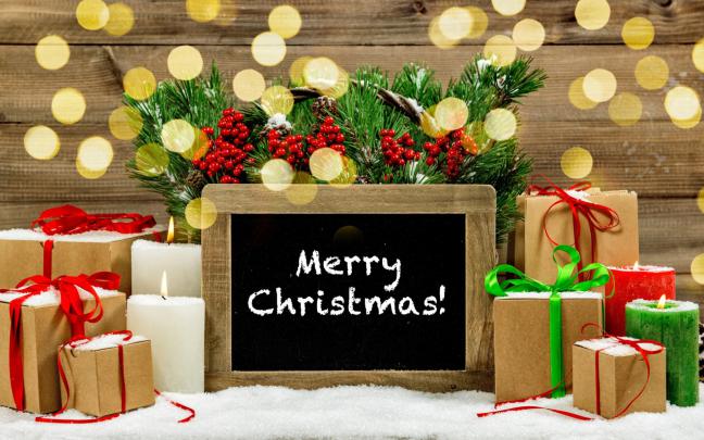 Merry Christmas Wallpaper for Widescreen Desktop PC 1920x1080 Full HD