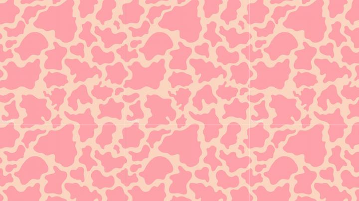 Awesome Pink Cow Print Desktop Wallpaper Free