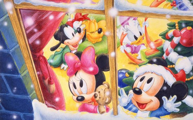 Free Cute Disney Christmas Picture wallpaper Wallpapers - HD Wallpapers 