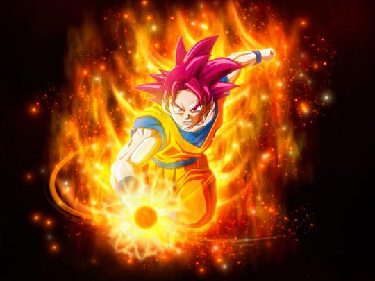 Desktop wallpaper dragon ball super, super saiyan, goku, hd image 