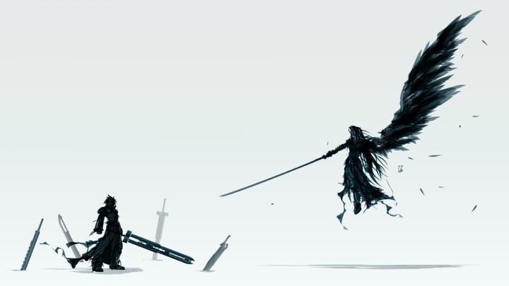 FF7 White Wallpaper [1920x1080] to 4K : wallpaper