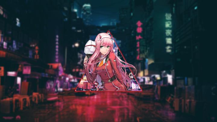 Zero Two 1920X1080 : Download 1920x1080 Darling In The Franxx, Zero Two 