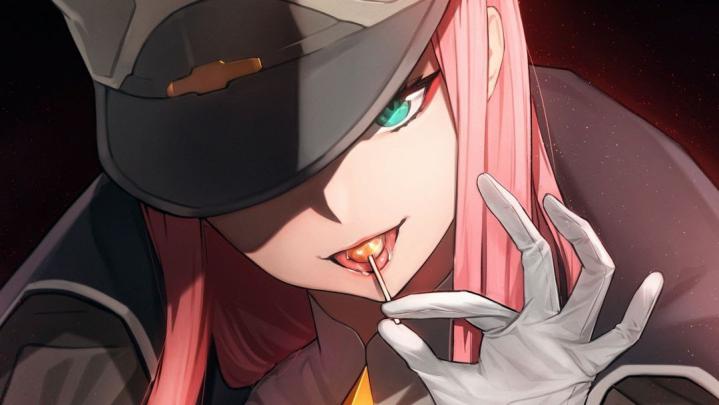 Zero Two Desktop Wallpaper 1920X1080 - Zero Two Artwork Beautiful 