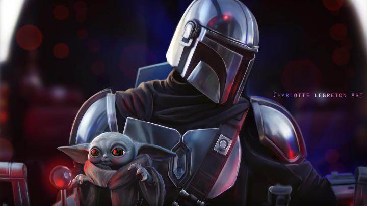 1920x1080 The Mandalorian Tv Series Artwork 4k Laptop Full HD 1080P HD 