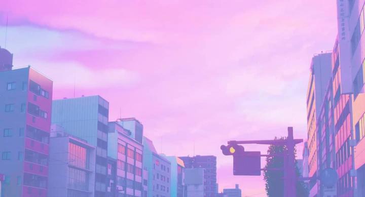 High Quality Anime Pink Aesthetic Wallpaper Desktop - Download Free Mock-up