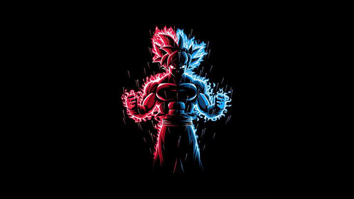 God Red Blue Goku Dragon Ball Z, HD Anime, 4k Wallpapers, Images 