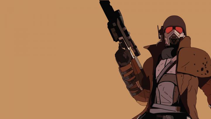 Fallout: New Vegas, Video games, Simple background Wallpapers HD 