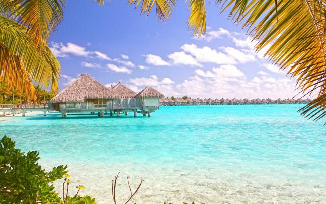 Tropical Beach Desktop Wallpaper \u00b7\u2460 