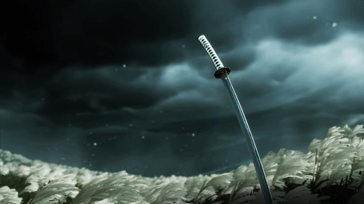 Wallpaper : Ghost of Tsushima, katana, clouds, PlayStation 4 3840x2160 