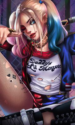 1280x2120 Harley Quinn 2020 Art 4k iPhone 6+ HD 4k Wallpapers, Images 