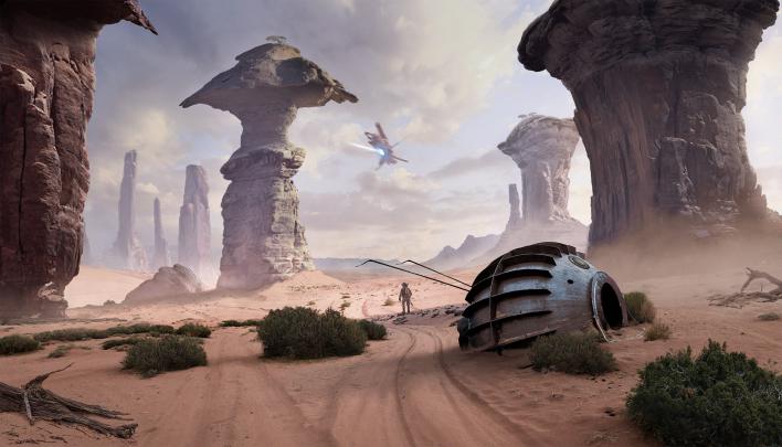 landscape, Star Wars, Spaceship Wallpapers HD \/ Desktop and Mobile 