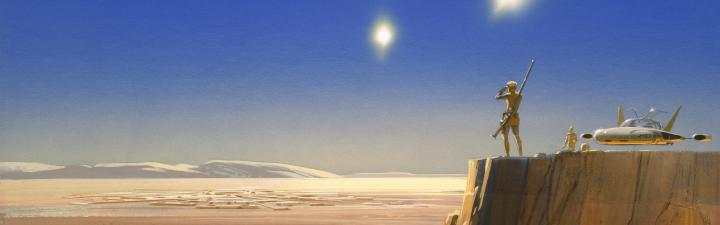Star Wars, Tatooine, Desert, Artwork, Dual Monitors, Multiple Display 