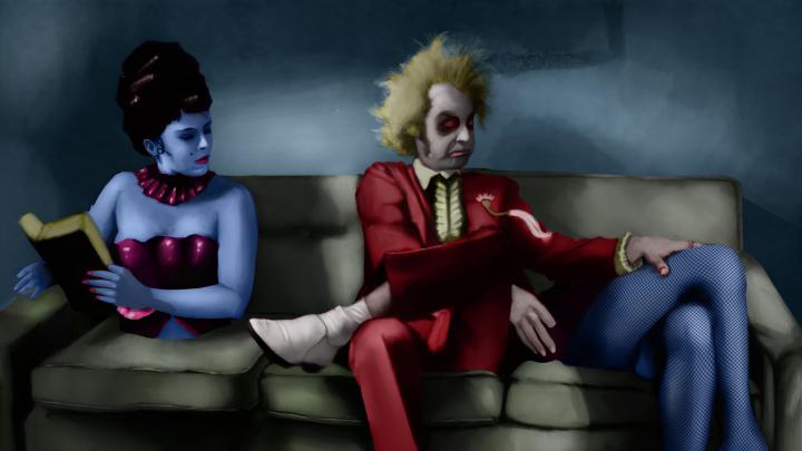 beetlejuice, Comedy, Fantasy, Dark, Horror, Halloween Wallpapers HD 