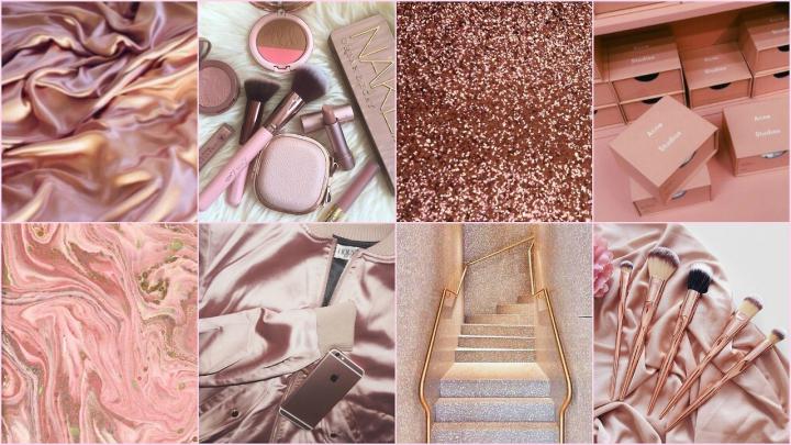 Rose Gold Aesthetic, Background Laptop - Satin - 1280x720 Wallpaper 