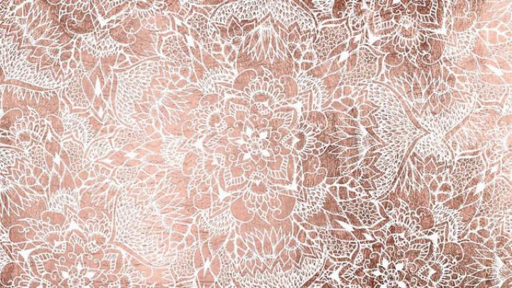 Cute Rose Gold Wallpaper - Aesthetic Rose Gold Wallpaper Desktop 