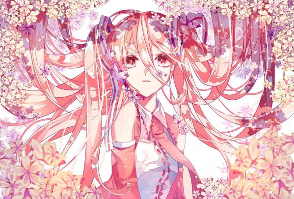 Sakura Miku Desktop Wallpapers