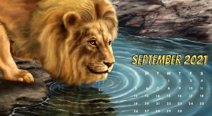 Free September 2021 Calendar Desktop Wallpaper
