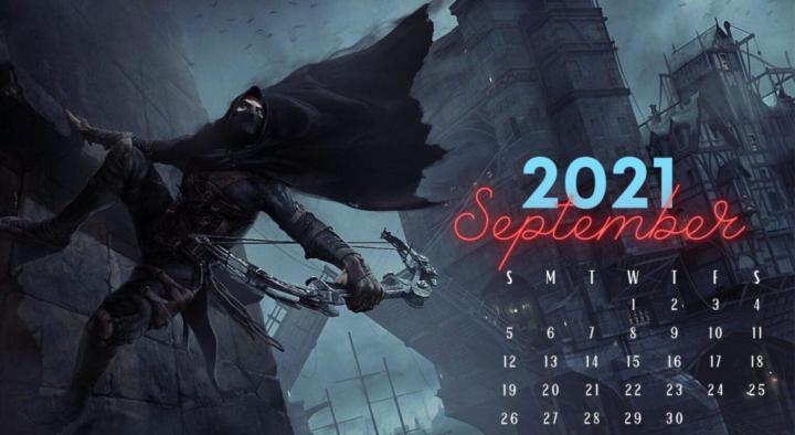Free September 2021 Calendar Desktop Wallpaper