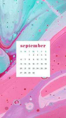 September 2021 Calendar Desktop Wallpaper | Huts Calendar