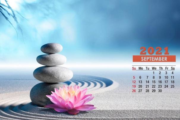 September 2021 Background Screensaver Calendar in 2021 | Calendar 