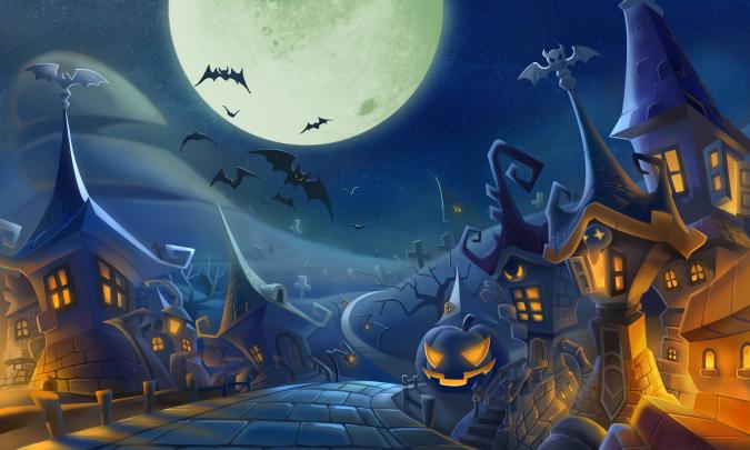 Spooky Halloween Backgrounds (55+ images)