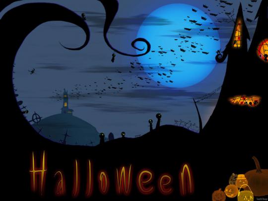Free Scary Halloween Backgrounds \u0026 Wallpaper Collection 2014 \u2013 Designbolts