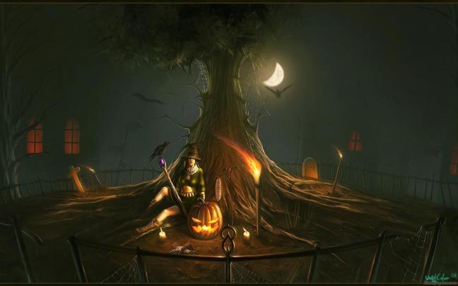 Halloween Wide Wallpaper - Wallpaper, High Definition, High Quality 