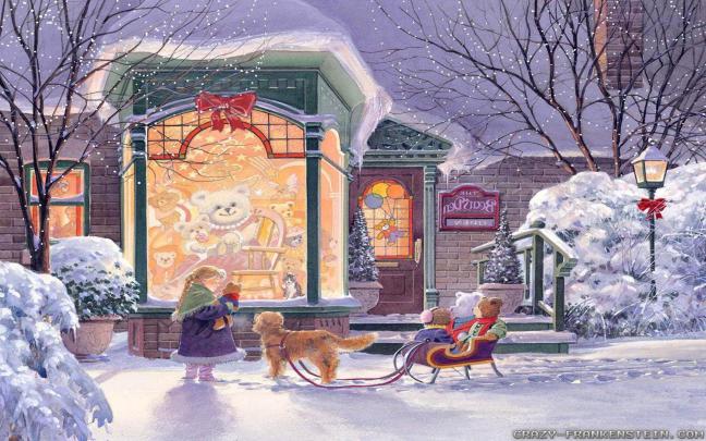 Winter Wonderland Christmas Scenes Wallpapers