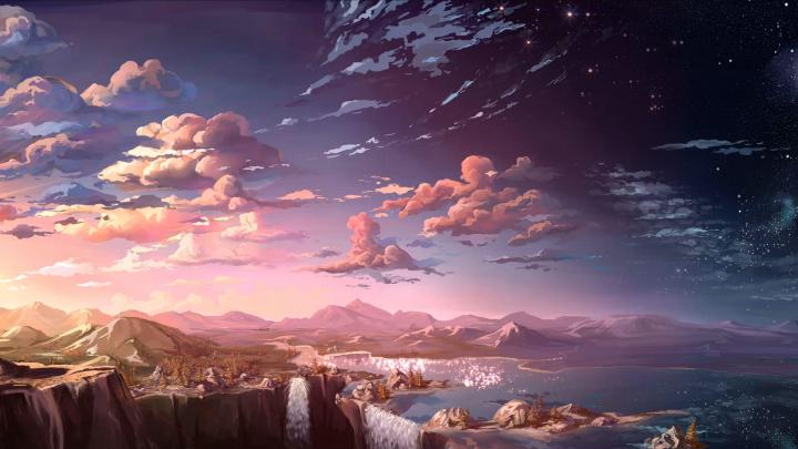 Anime Scenery Desktop Wallpaper