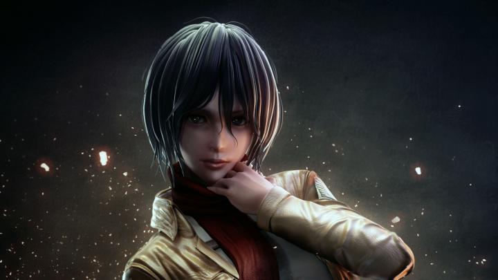 Attack On Titan Wallpaper 4k Desktop Awesome 35 Mikasa Ackerman 