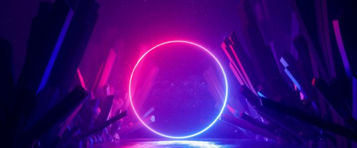Ultraviolet Neon Ring PC Wallpaper - Wallpapers For Tech