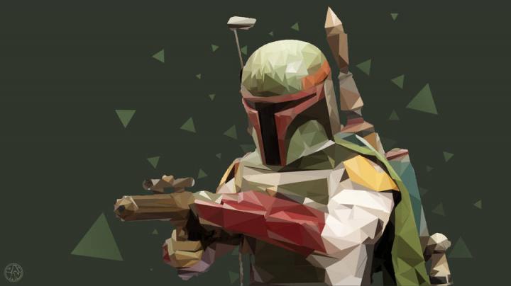 Download Low Poly Boba Fett Wallpaper : StarWars Wallpaper | Wallpapers.com