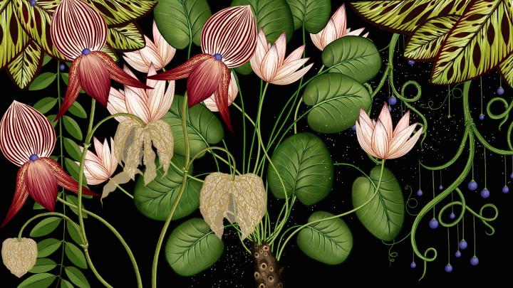 Subtle Sense - The Animated Wallpaper Installation Publicis Botanical