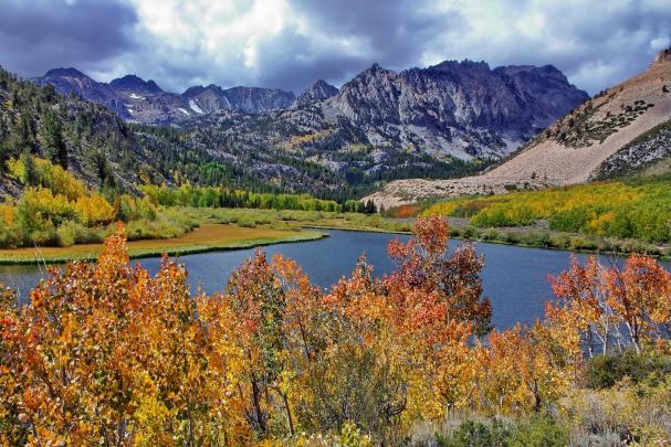 california, Lake, Mountains, Autumn Wallpapers HD \/ Desktop and Mobile 