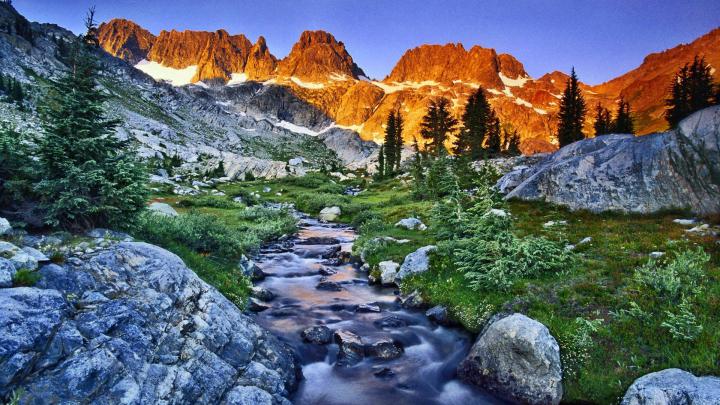 mountains, Landscapes, Nature, California, Streams, Land Wallpapers HD 