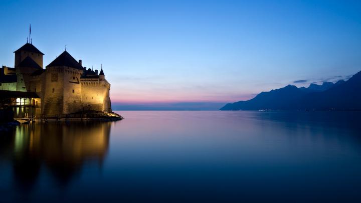 France, Castle, Lake Wallpapers HD \/ Desktop and Mobile Backgrounds