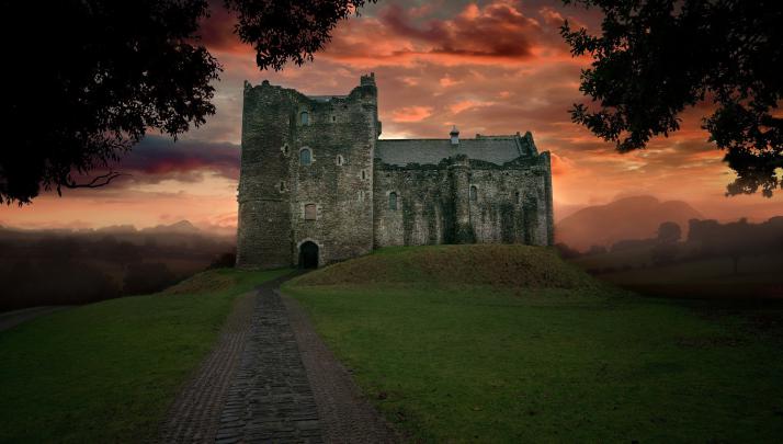 landscape, Path, Castle Wallpapers HD \/ Desktop and Mobile Backgrounds