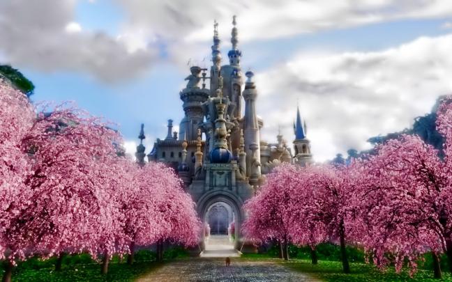 Free download Nature Beautiful Castle Widescreen HD Wallpaper For 